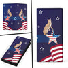 American Bobtail Cat Print Women's Leather Wallet