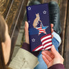 American Bobtail Cat Print Women's Leather Wallet