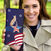 American Bobtail Cat Print Women's Leather Wallet