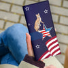 American Bobtail Cat Print Women's Leather Wallet
