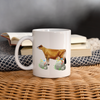 Jersey Cattle (Cow) Print Coffee/Tea Mug - white