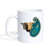 Dexter Cattle (Cow) Print Coffee/Tea Mug - white