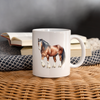 Clydesdale Horse Print Coffee/Tea Mug - white