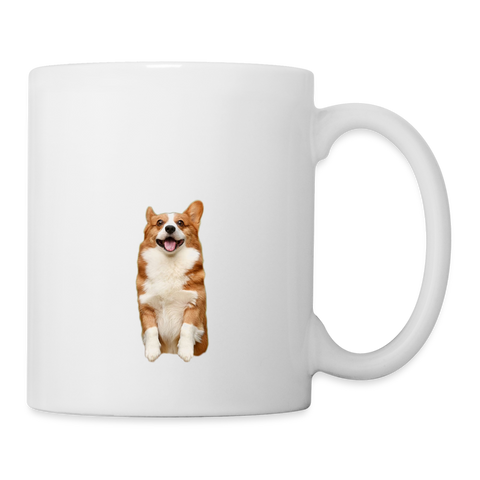 Pembroke Welsh Corgi Print Coffee/Tea Mug - white