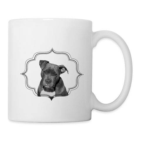 Pit Bull Terrier Print Coffee/Tea Mug - white