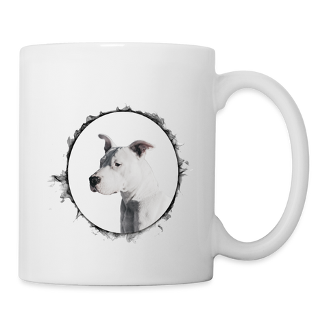 Pit Bull Terrier Print Coffee/Tea Mug - white