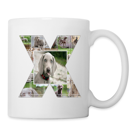 Weimaraner Print Coffee/Tea Mug - white