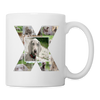 Weimaraner Print Coffee/Tea Mug - white