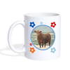Gelbvieh Cattle (Cow) Print Coffee/Tea Mug - white