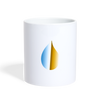 Catching water Drop Art Print Coffee/Tea Mug - white