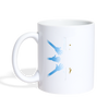 Catching water Drop Art Print Coffee/Tea Mug - white