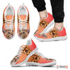 Toyger Cat Print (White/Black) Running Shoes For Men