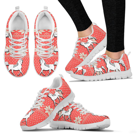 Anglo Arabian Horse Christmas Running Shoes For Women