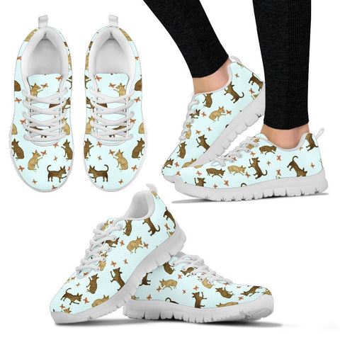 Chihuahua Pattern Print Sneakers For Women Express Shipping