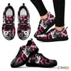 Egyptian Mau Cat Print (Black/White) Running Shoes For Women