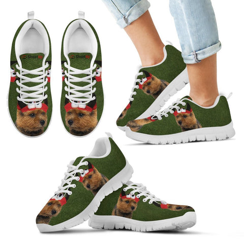 Norwich Terrier Halloween Print Running Shoes For Kids