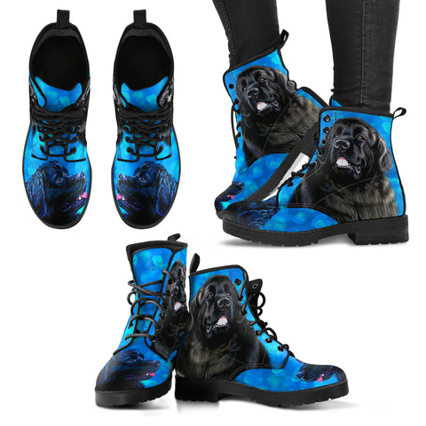 Valentine's Day SpecialNewfoundland Dog Print Boots For Women