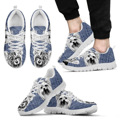 Yorkshire Sketch Print (Black/White) Running Shoes For Men Limited Edition