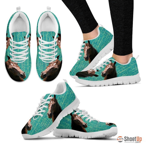 Morgan Horse Print (Black/White) Running Shoes For Women