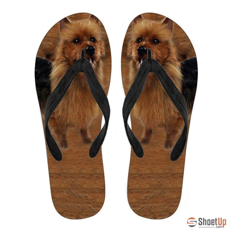 Australian Terrier Flip Flops For Men