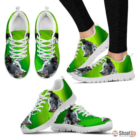 Mudi Dog Print (Black/White) Running Shoes For Women