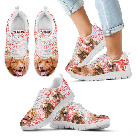 Nova Scotia Duck Tolling Retriever Print Running Shoes For Kids