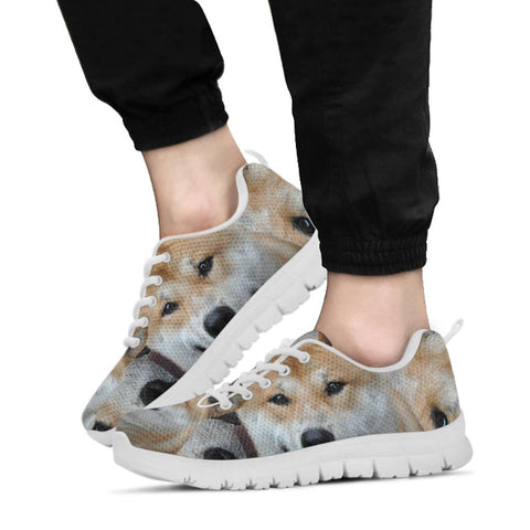 Shiba Inu Dog Print Running Shoes