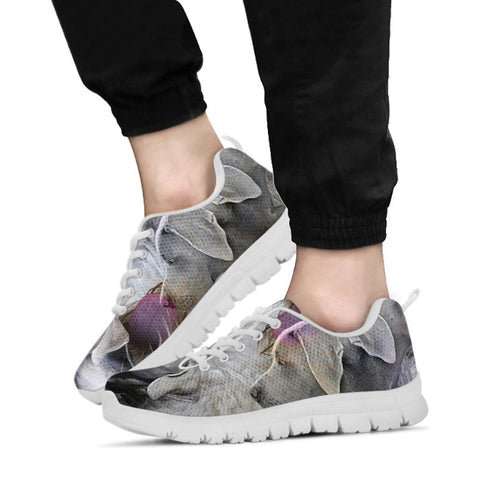 Cute Weimaraner Dog Print Running Shoes