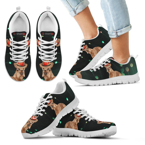 Irish Terrier Halloween Print Running Shoes For Kids/Women