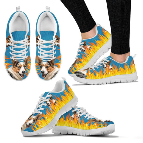 Cardigan Welsh Corgi Print Running Shoes For Women