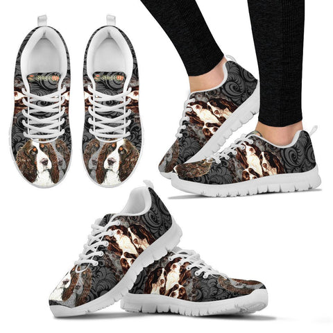 English Springer Spaniel On BlackWomen's Running Shoes