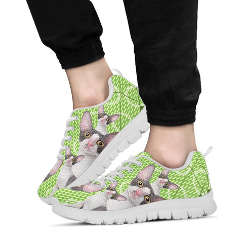 Cornish Rex Cat Print Sneakers