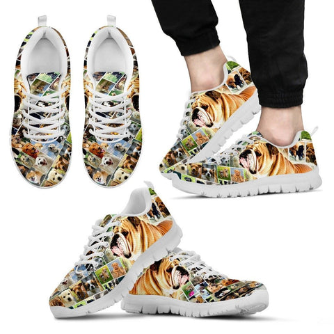 Lovely Bulldog PrintRunning Shoes For MenExpress Shipping