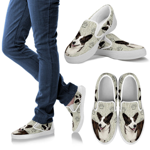 Valentine's Day SpecialCardigan Welsh Corgi Print Slip Ons For Women