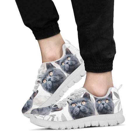 Lovely British Shorthair Cat Print Running Shoes