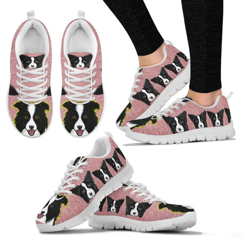 Lovely Border Collie DogWomen's Running Shoes