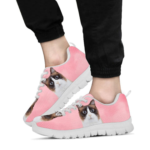 Snowshoe Cat Print Sneakers