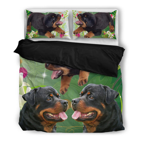 Rottweiler Print Bedding Set