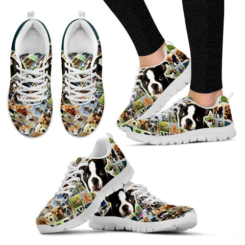 Lovely Boston Terrier PrintRunning Shoes For WomenExpress Shipping