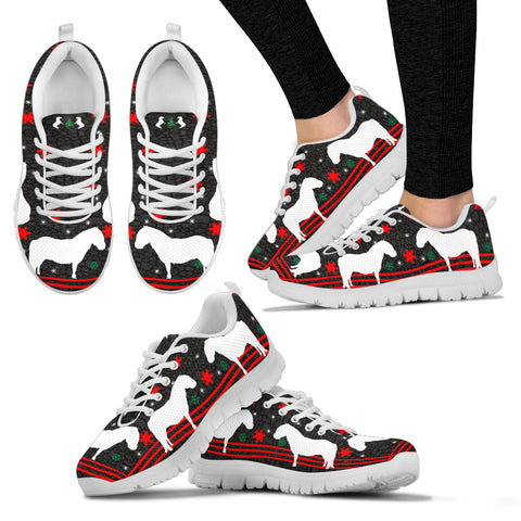 Shetland pony Horse Print Christmas Running Shoes For Women
