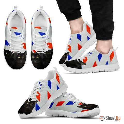 Bombay Cat Print Running Shoes For Men