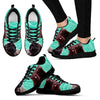 York Chocolate Cat (Black/White) Cat Running Shoes For Women