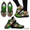 California Spangled Cat Running Shoes (Black/White) For Women