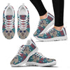 Weimaraner Dog Print Christmas Running Shoes For Women