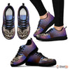 Devon Rex Cat Print (White/Black) Running Shoes For Women