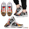 Maine Coon Cat Print Running Shoes For Men