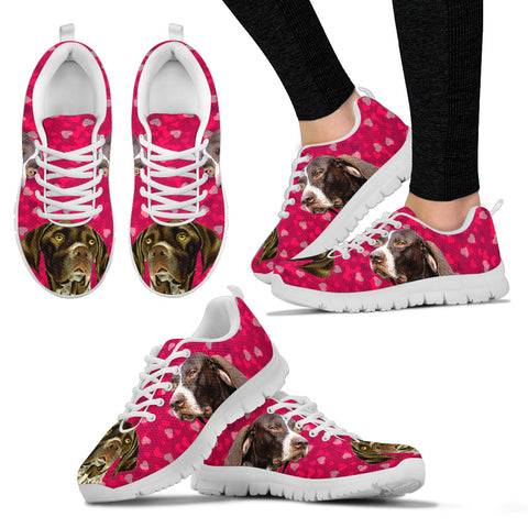Valentine's Day SpecialGerman Shorthaired Pointer Dog Print Running Shoes For Women