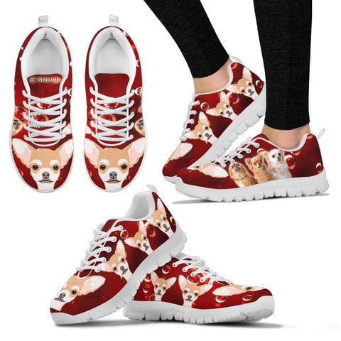 Chihuahua On RedWomen's Running Shoes