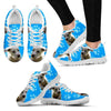 Customized Dog Print Running Shoes For WomenDesigned By AnneGrethe Sætrang