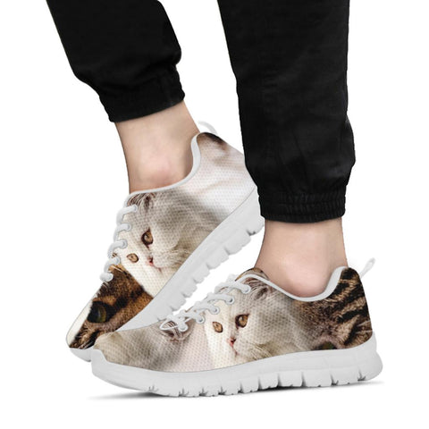 Lovely Persian Cat Print Running Shoes- For Cat Lovers